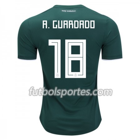 Camisetas México A.Guardado 18 Primera Equipacion Mundial 2018